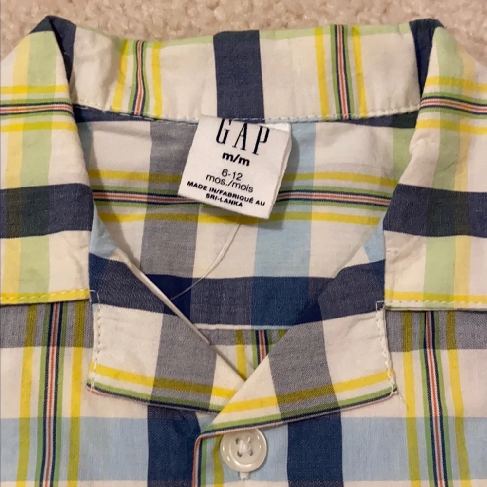 GAP white navy